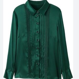 Elegant Green Women's Top